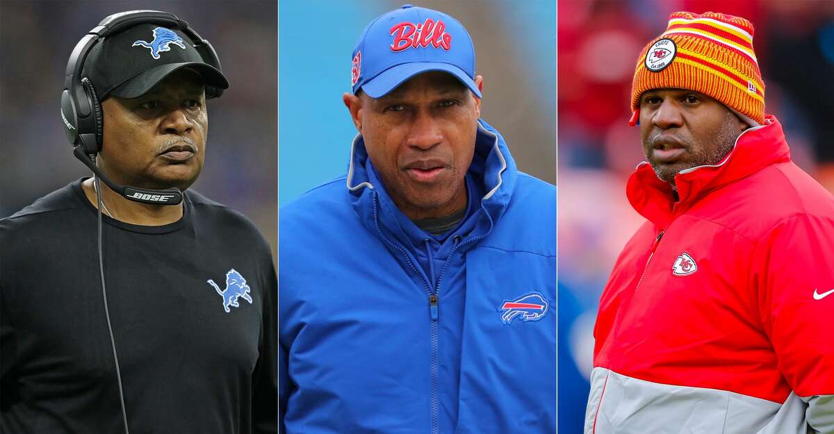 Jim Caldwell, Leslie Frazier and Eric Bieniemy are front-runners to land the Texans' head coach job.