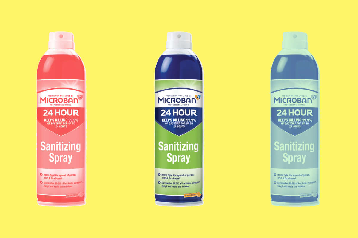 Banish germs when you save 20% on Microban sanitizing spray