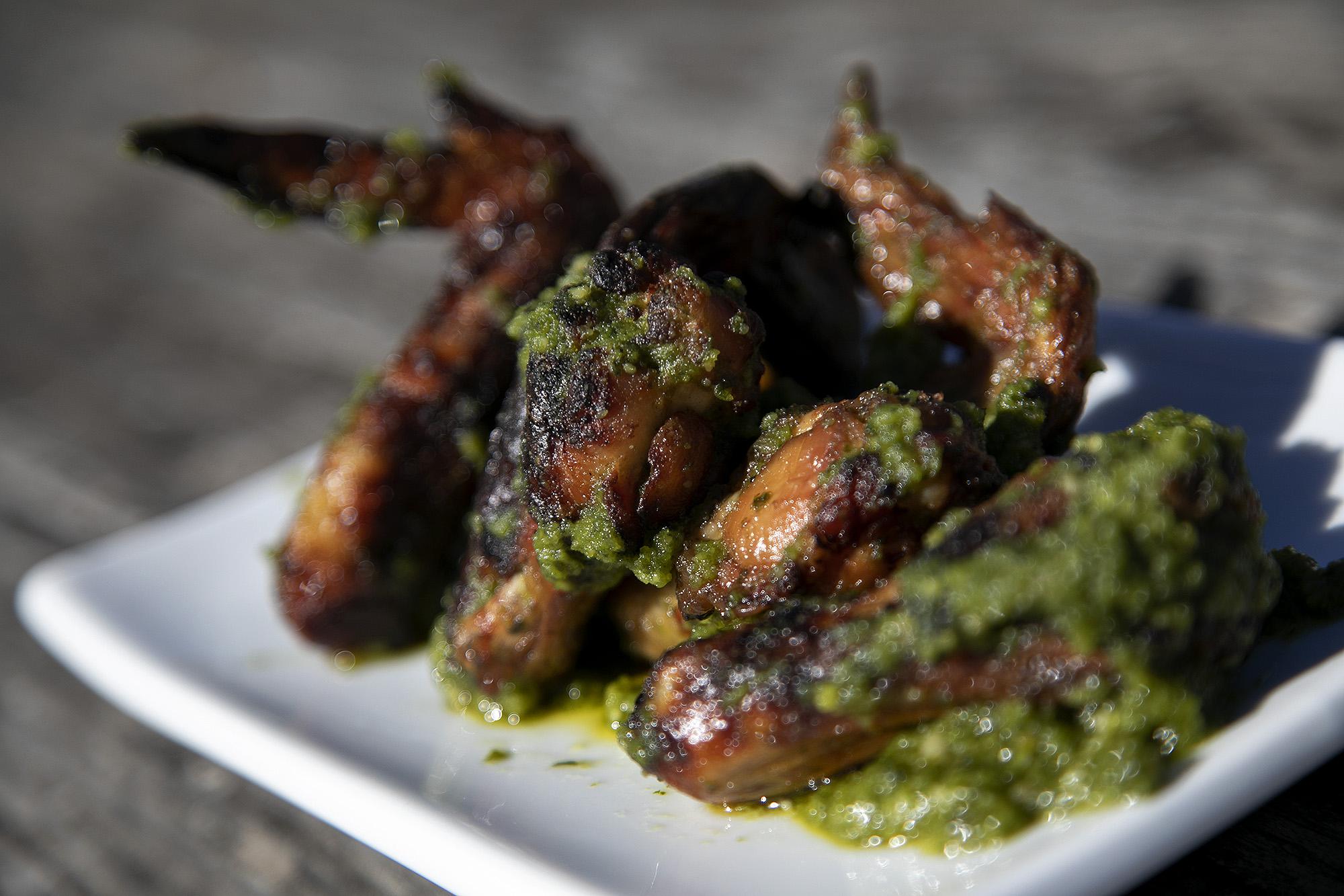 Recipe Smoked Pesto Wings