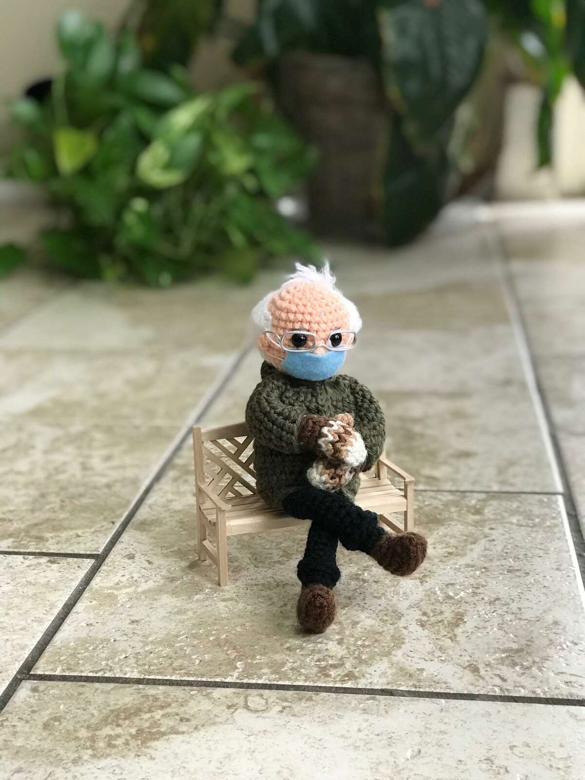 ebay bernie sanders crochet doll