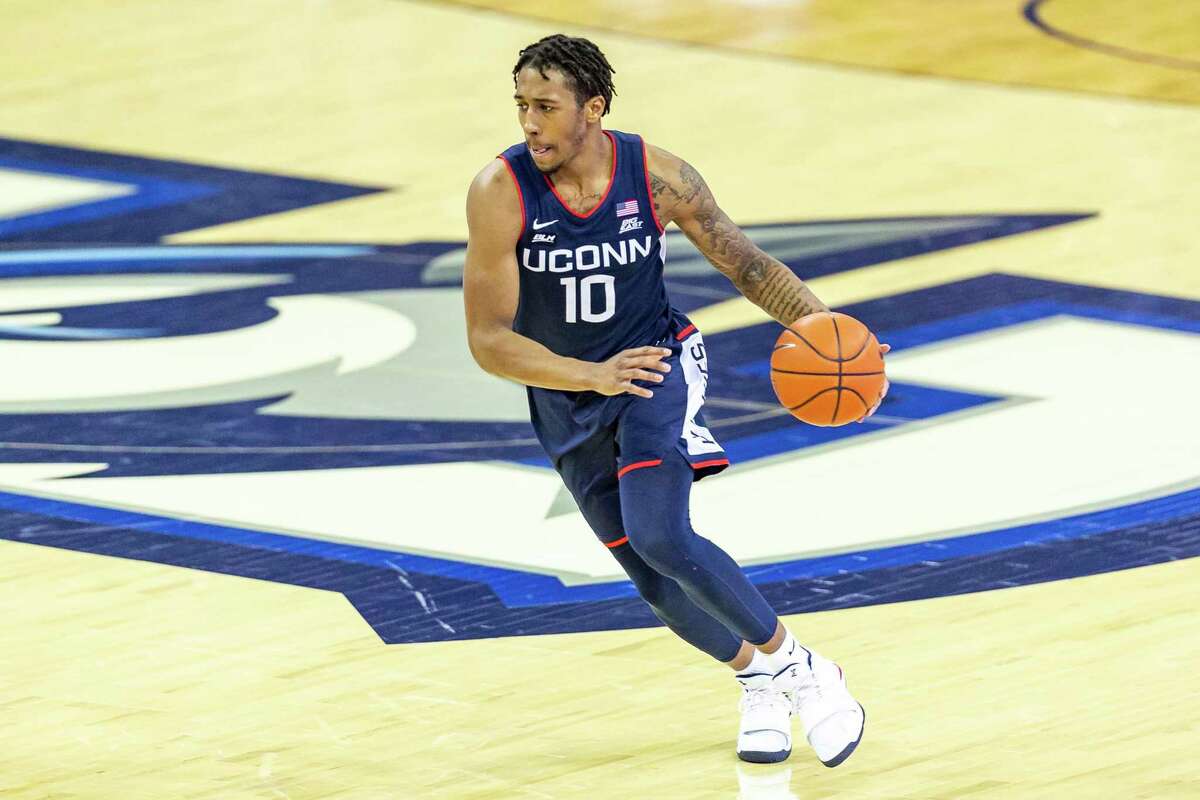 UConn guard Brendan Adams announced on Tuesday he is entering the transfer portal.