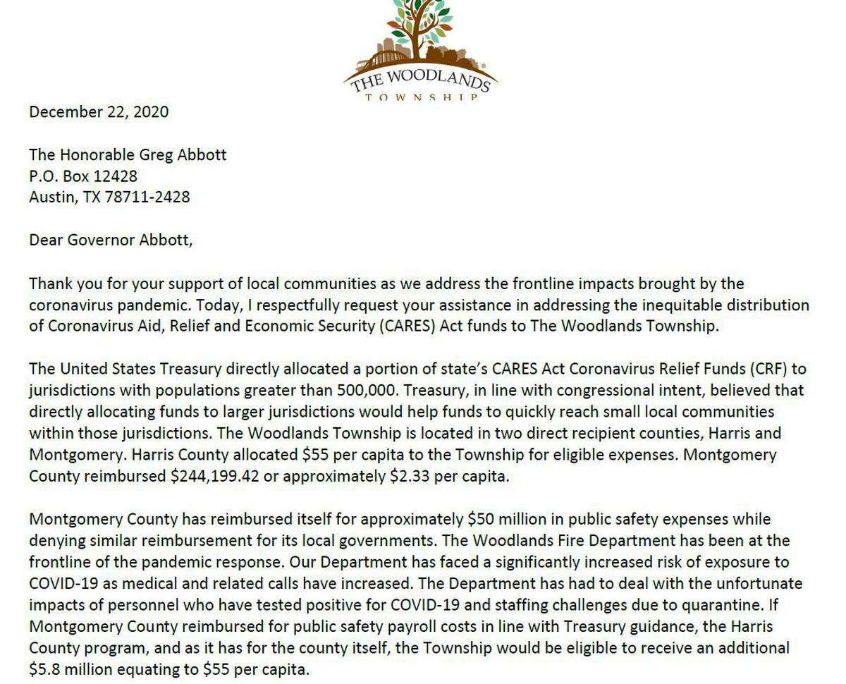the woodlands township press release