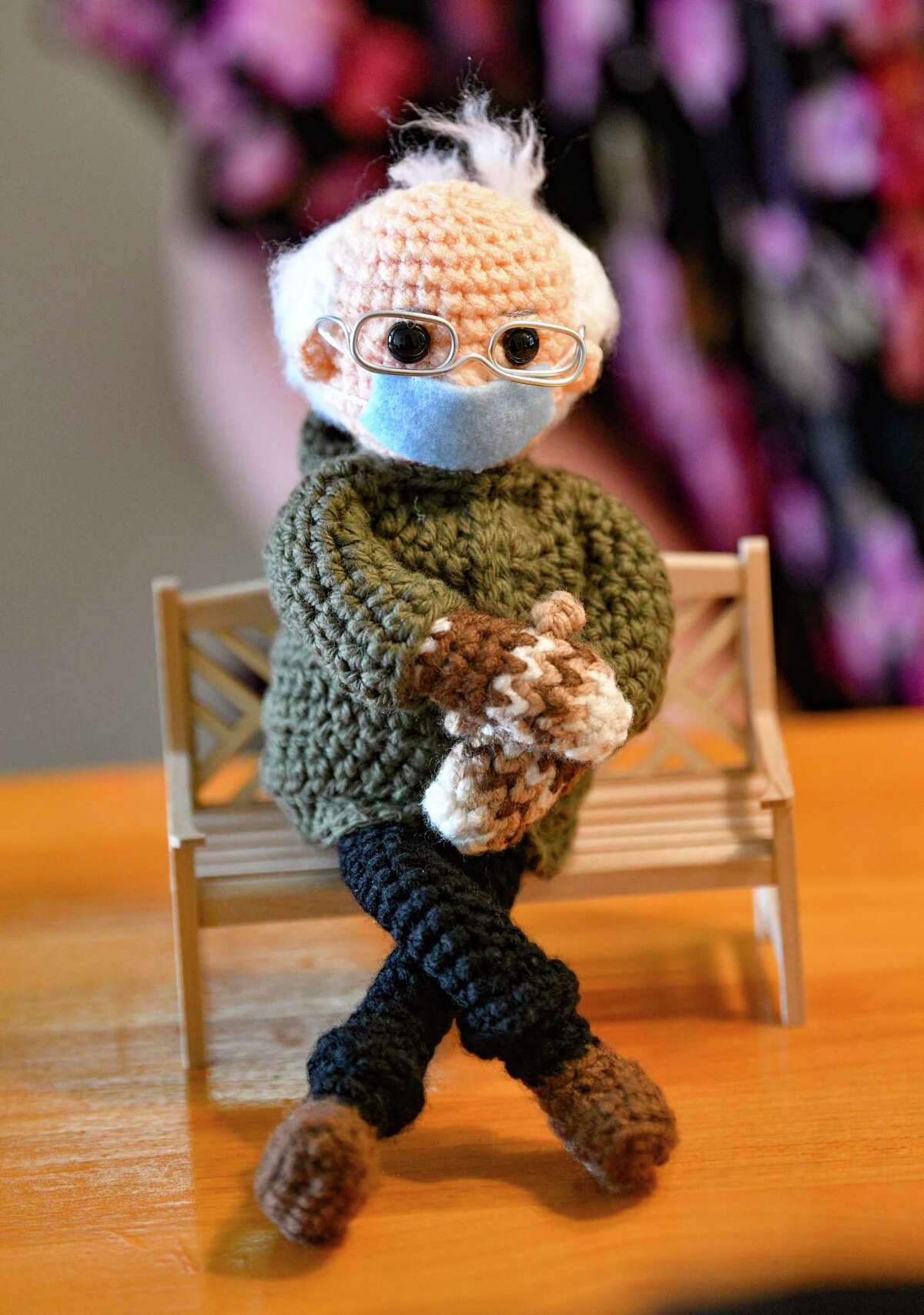 ebay bernie sanders crochet doll