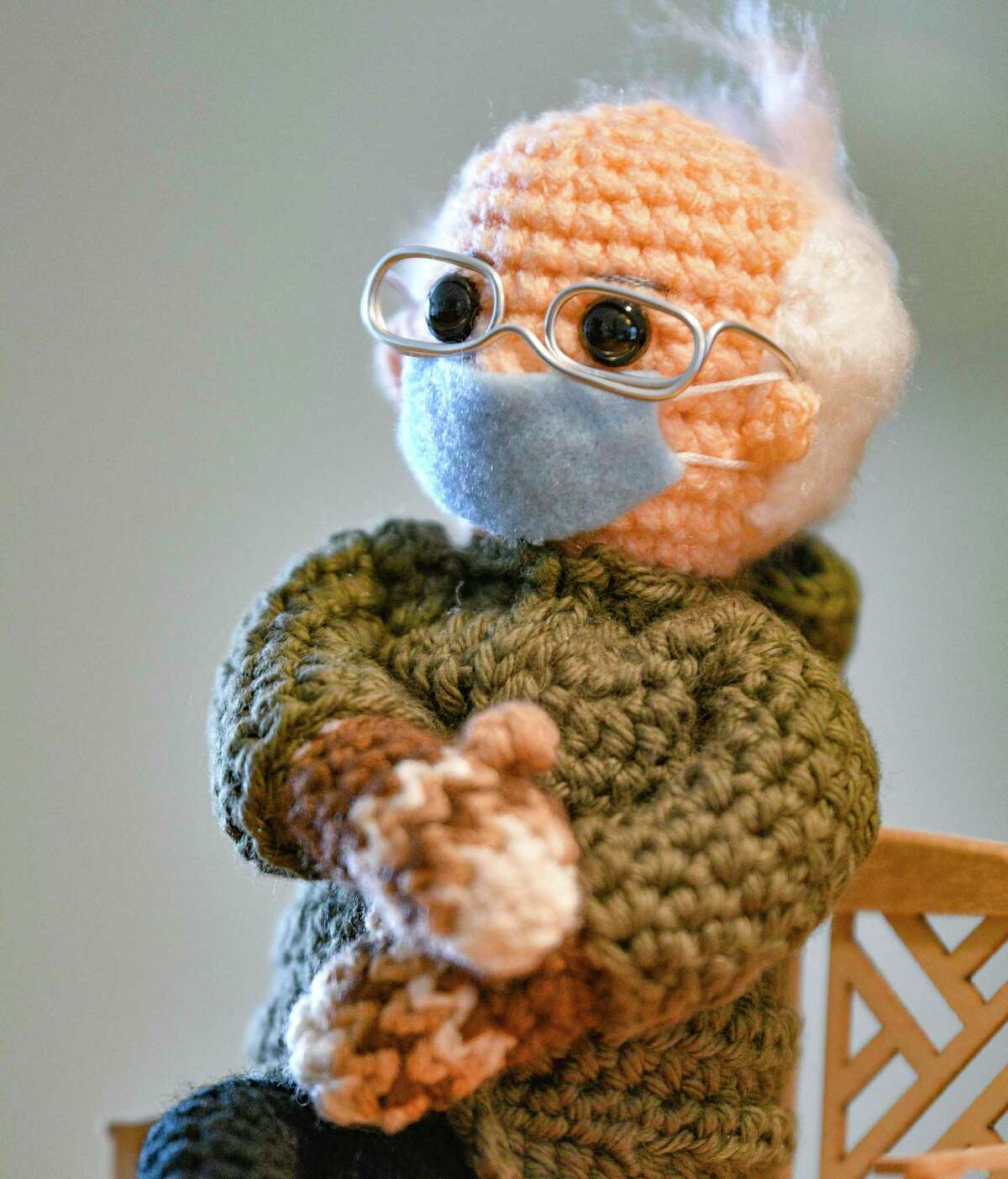 ebay bernie sanders crochet doll