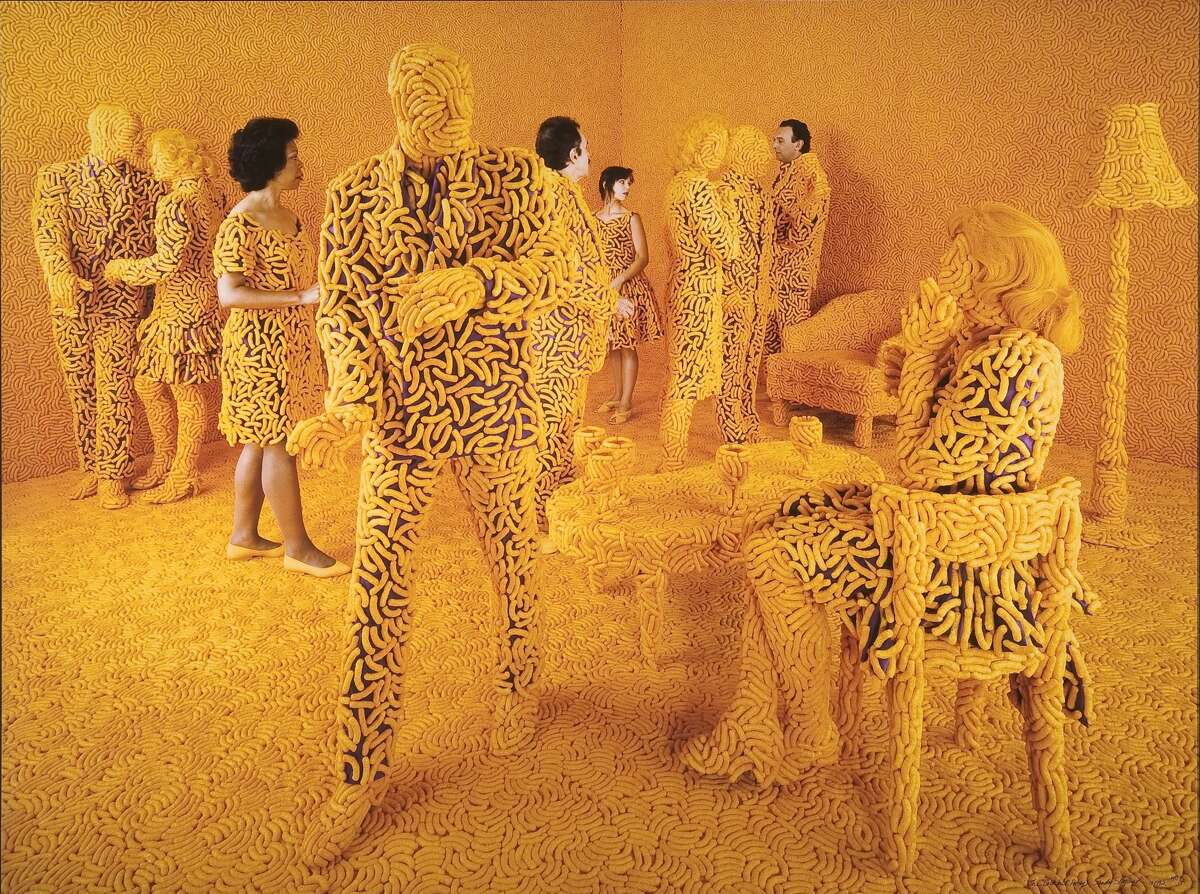 Sandy Skoglund, The Cocktail Party, 1992. Inkjet print. Collection of the McNay Art Museum, Given anonymously.