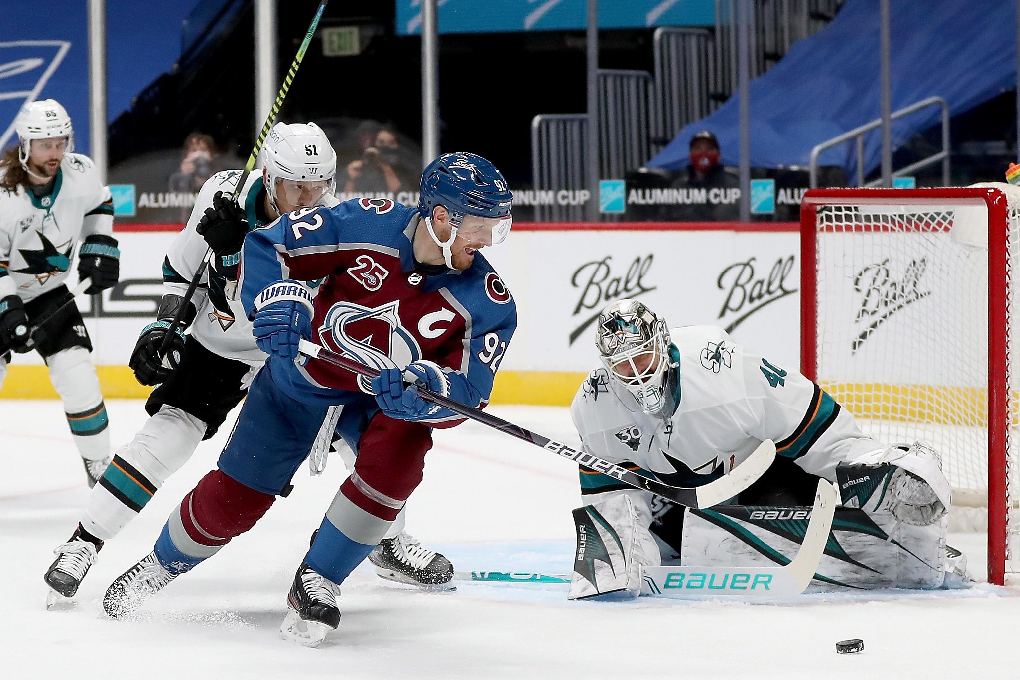 Avalanche&rsquo;s three-goal flurry just the start as Sharks are snowed under