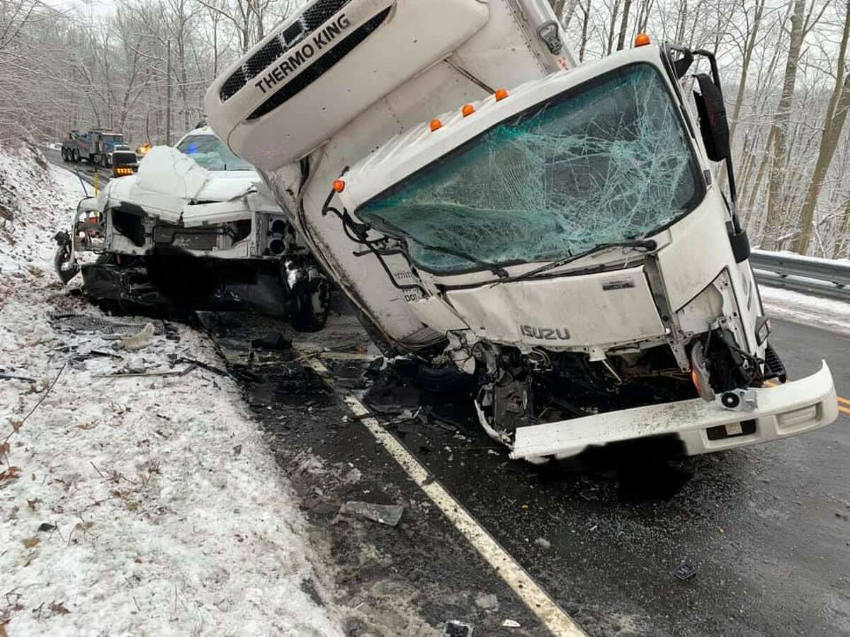 2 taken to hospital after collision on Route 82 in Montville