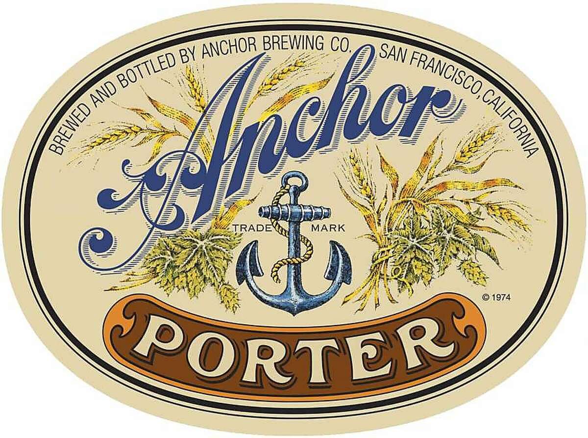 The Anchor Porter label, which Jim Stitt designed in 1974.