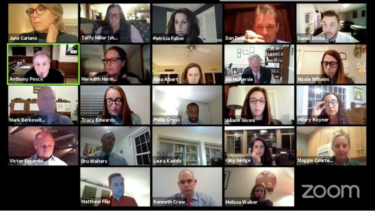 The Weston Board of Education held a virtual public forum on Tuesday to field questions from residents on the budget process. Taken Jan. 26, 2021.