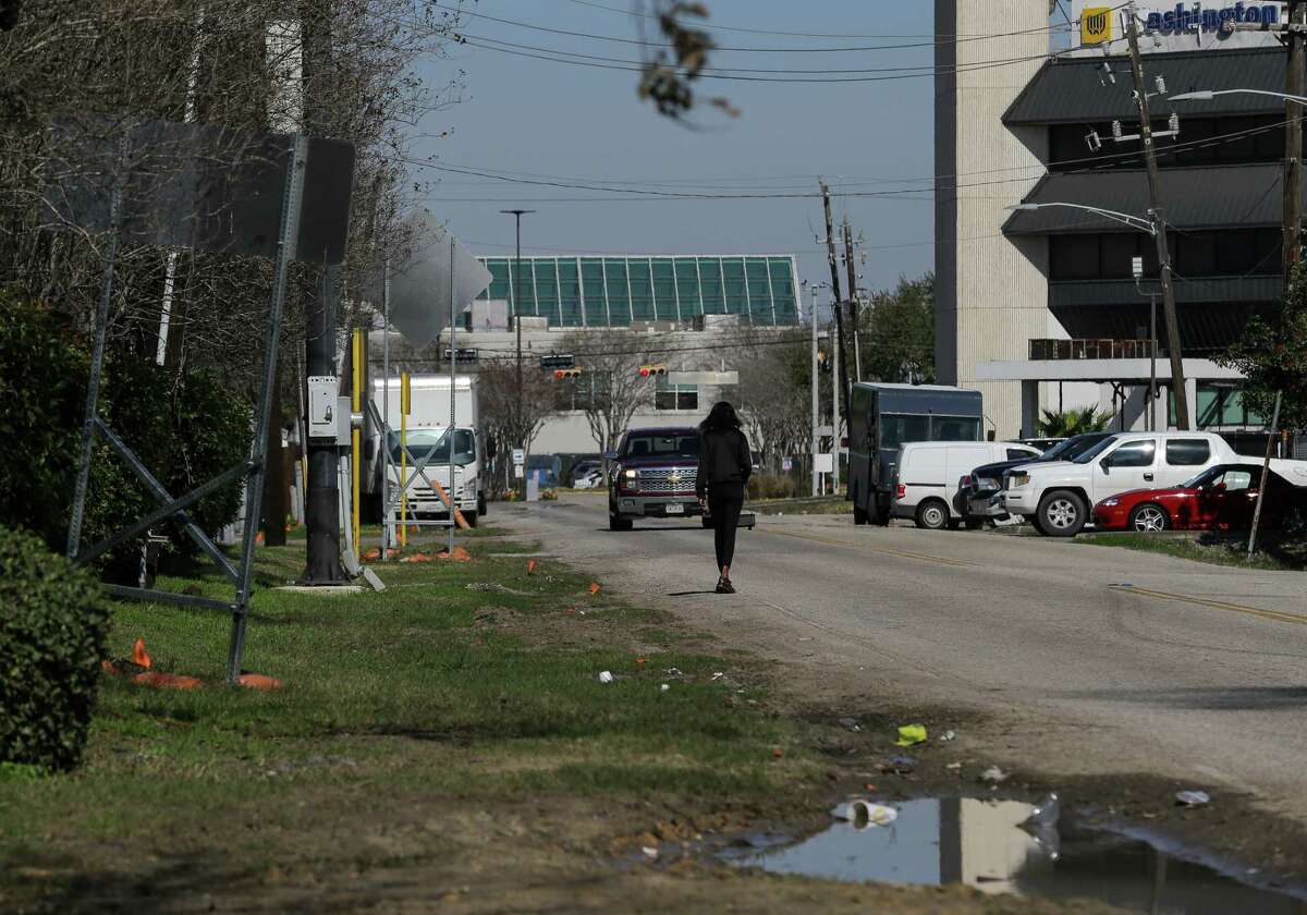Plainfield Street is part of the Houston area known as the Bissonnet Track, which is a notorious hot spot for sex trafficking and prostitution. Photographed Thursday, Jan. 28, 2021, in Houston.