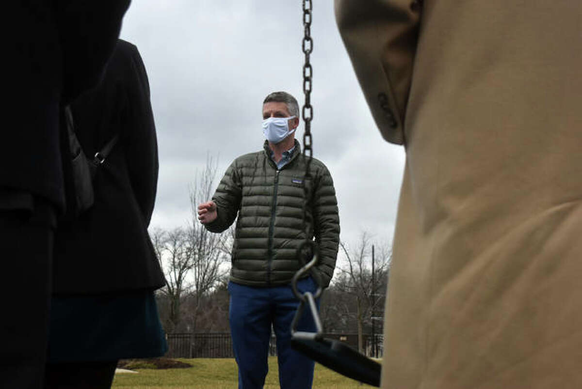 ‘The timing was perfect’ Swing set idea comes to fruition at Leon