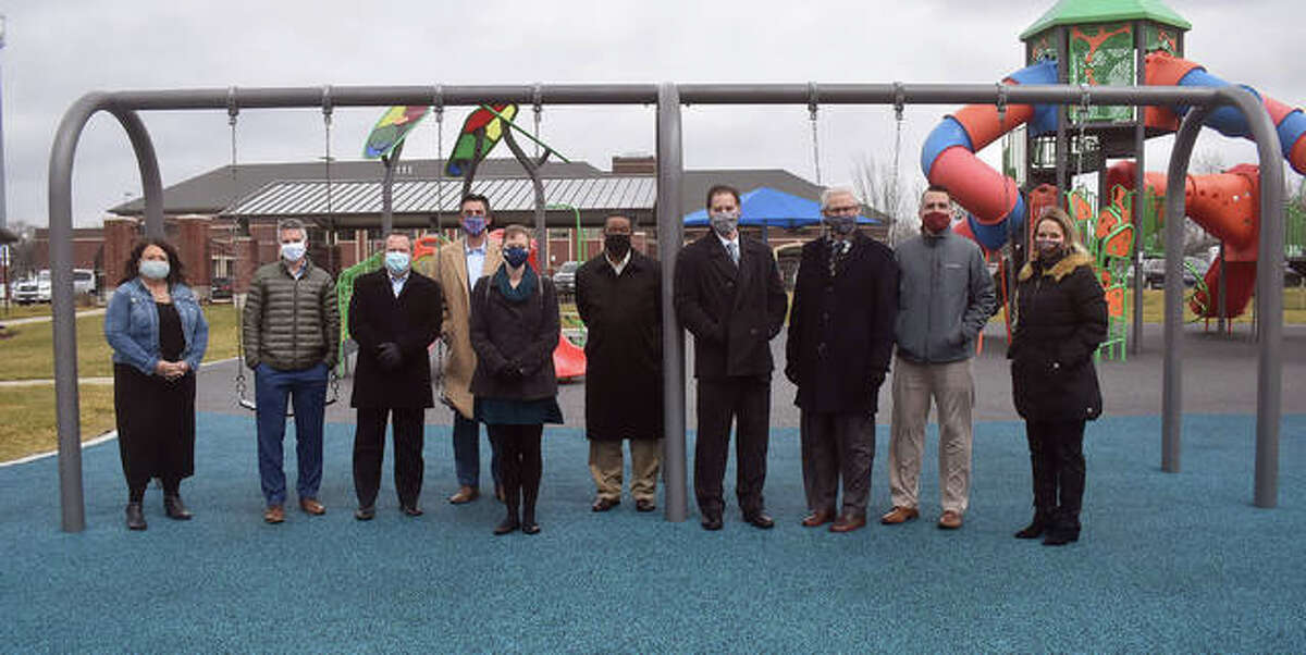 ‘The timing was perfect’ Swing set idea comes to fruition at Leon