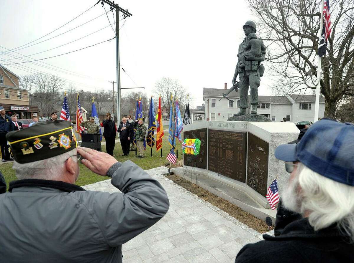 Vietnam veterans are remembered on Mar. 29, 2018, with a ceremony at the newly refurbished Vietnam War Memorial at Rogers Park in Danbury. March 29 is National Vietnam War Veterans Day. On that day in 1973 combat and combat support units withdrew from Vietnam.