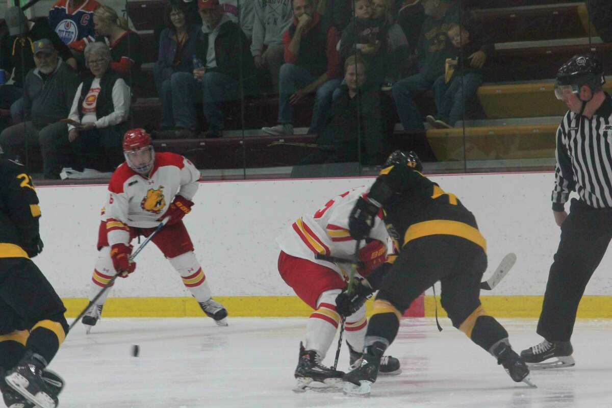 Ferris' hockey team will be playing at Northern Michigan again tonight. (Pioneer file photo)