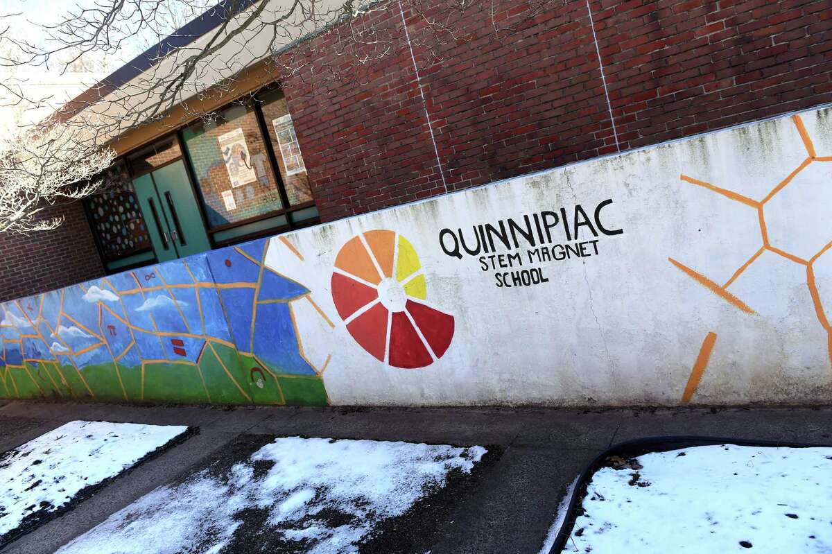 Quinnipiac Real World STEM Magnet School in New Haven photographed on January 29, 2021.
