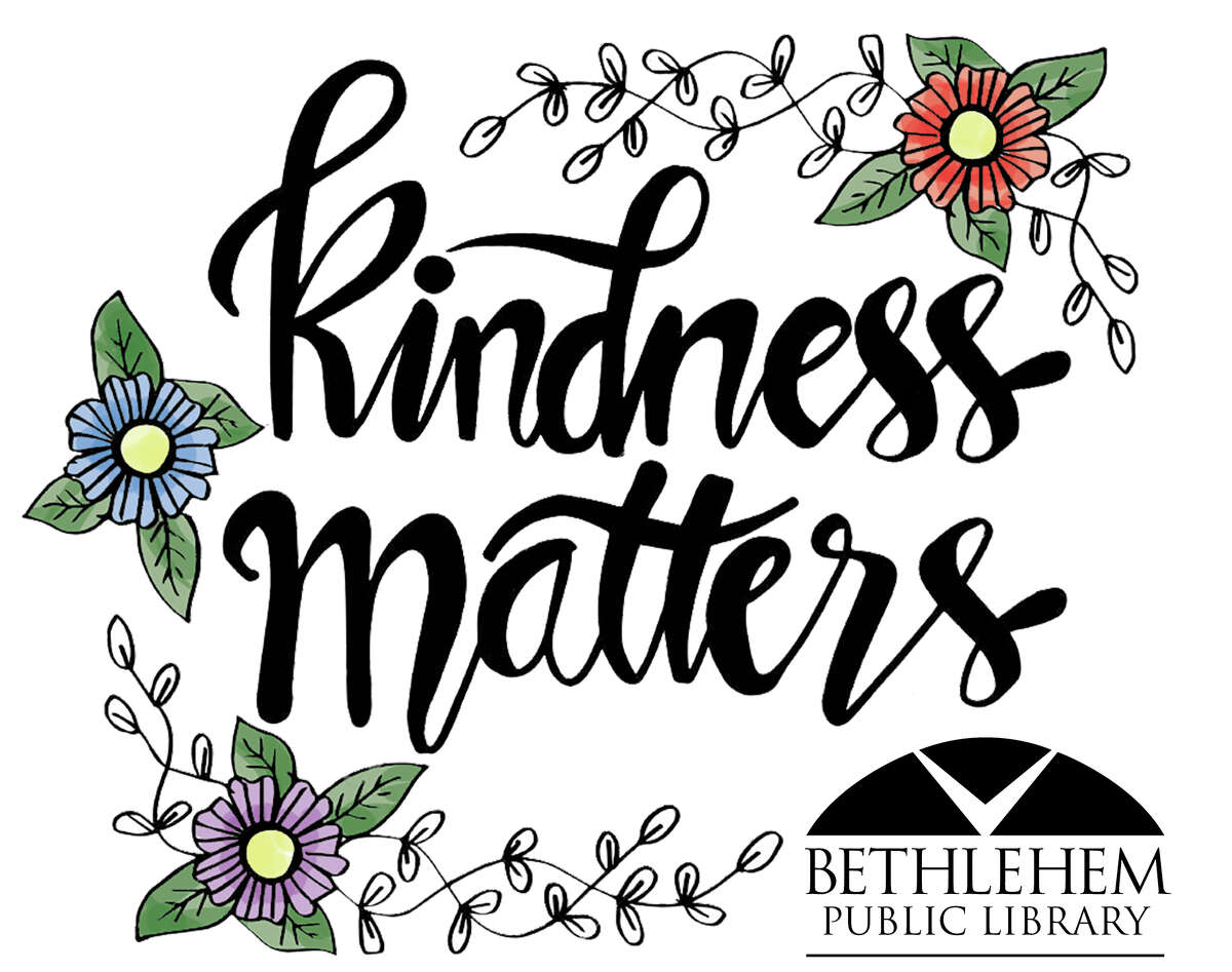 Bethlehem Public Library is spending the next few weeks sharing random acts of kindness intended to generate happiness within the community.