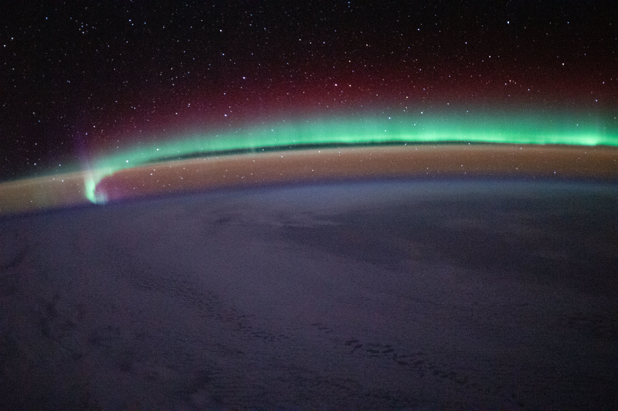 Aurora photos from space NASA