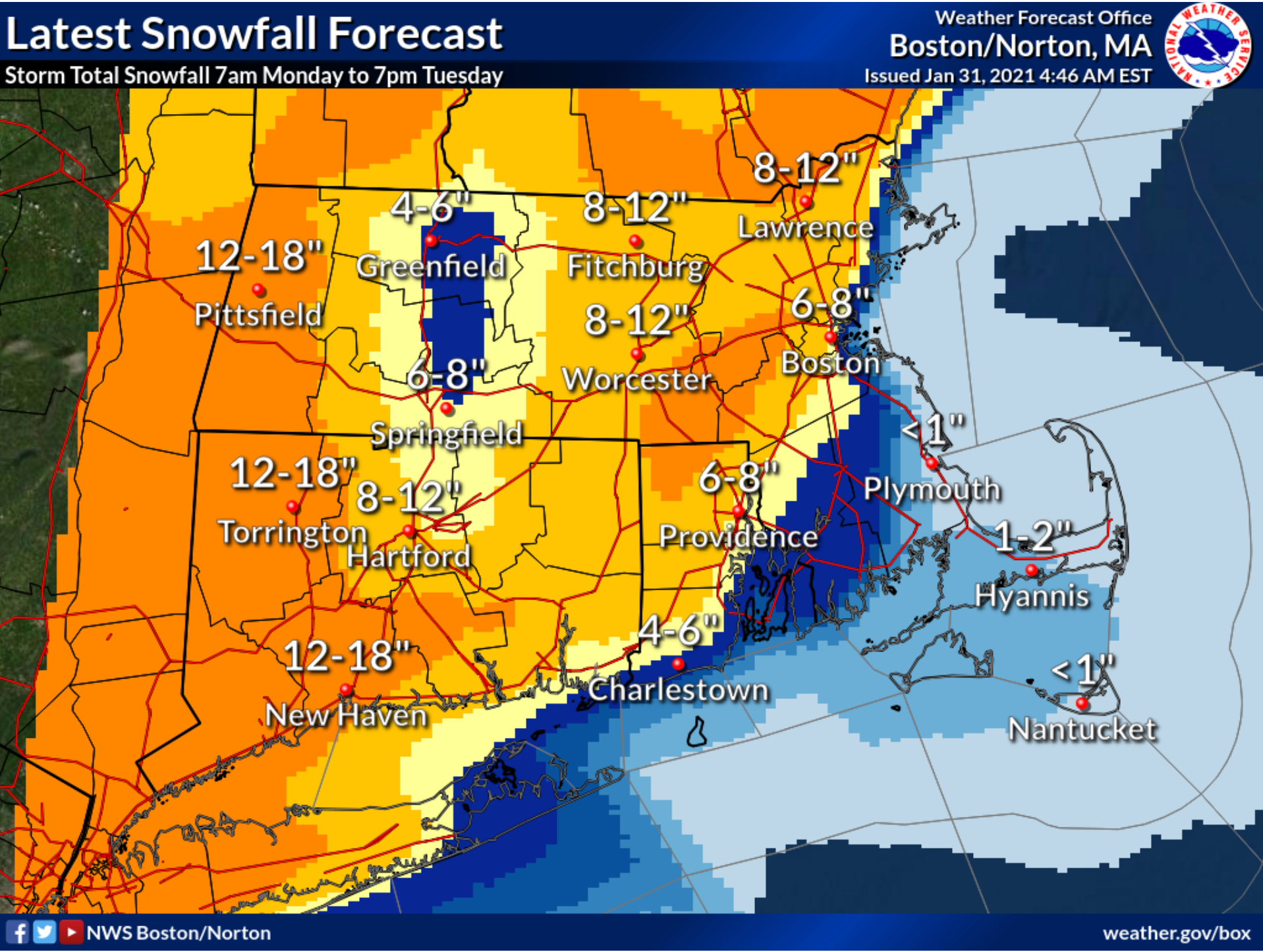 Up To 24 Inches Of Snow Expected To Hit Region