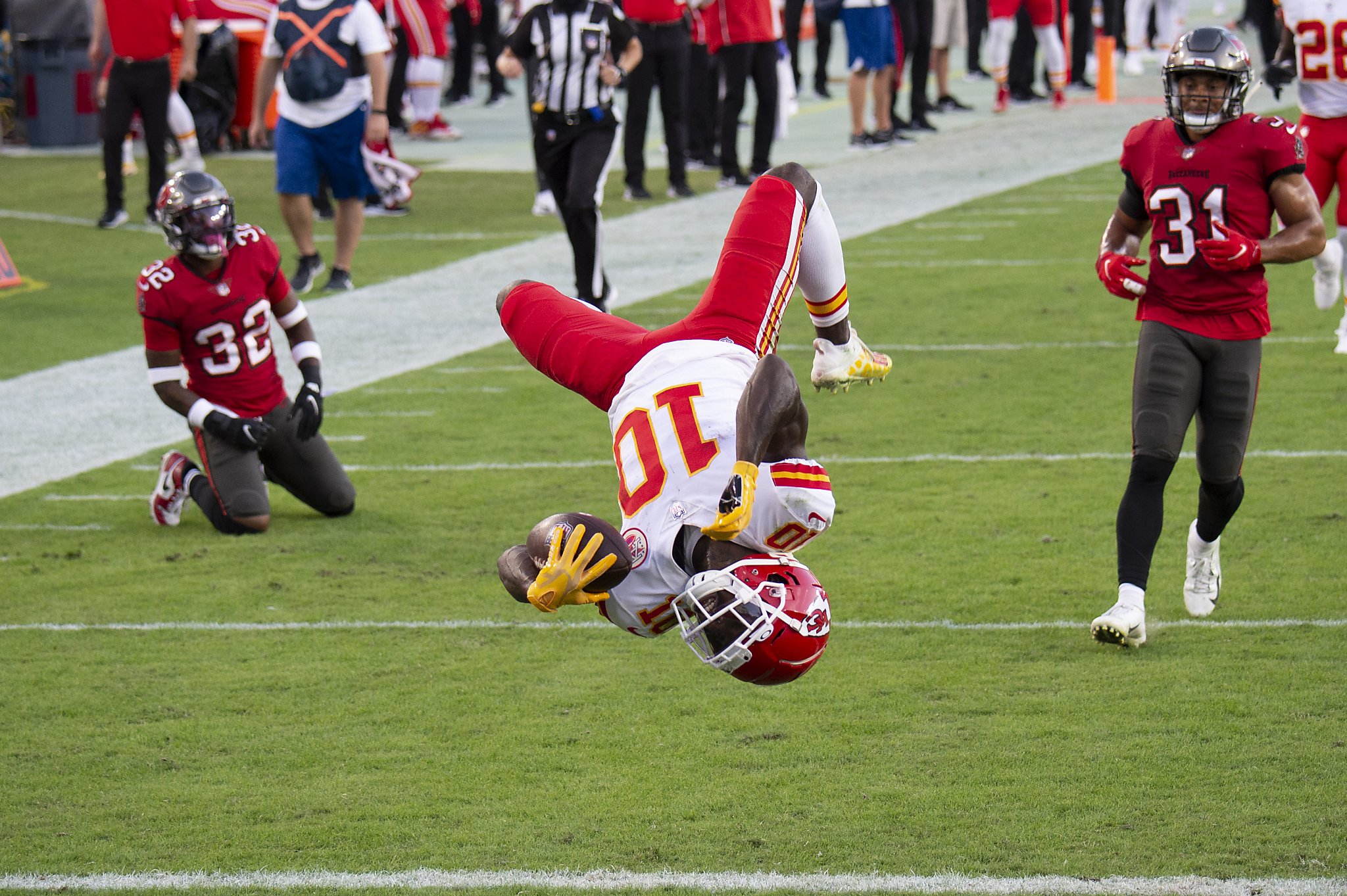 K.C.&rsquo;s speedy, elusive Tyreek Hill makes special plays