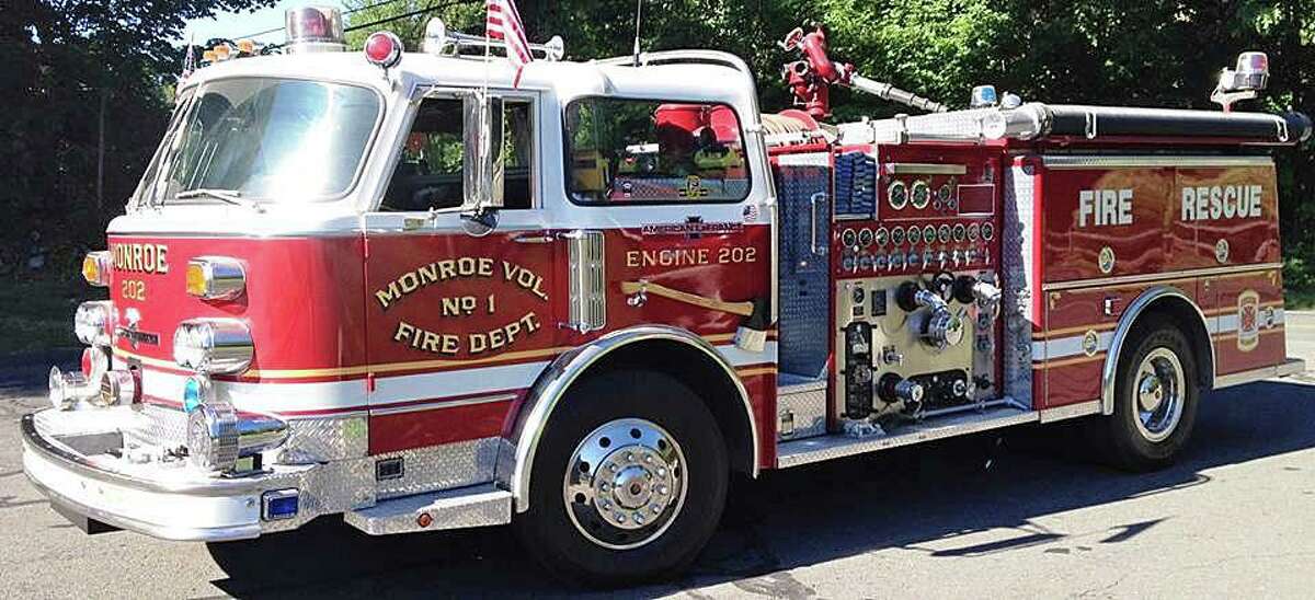 A file photo of a Monroe, Conn., fire engine.