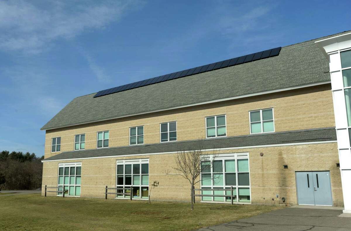 The solar panels installed on the roof of Samuel Staples Elementary in Easton in the fall of 2015 were used to test the solar efficiency of the area. The panels yielded good results, converting 20 percent of the sunlight into electricity, so Easton'sClean Energy Task Force moved forward with their project to install 990 solar panels in the school's backyard. The solar field was up and running by November of last year and powers 50 percent of the school.