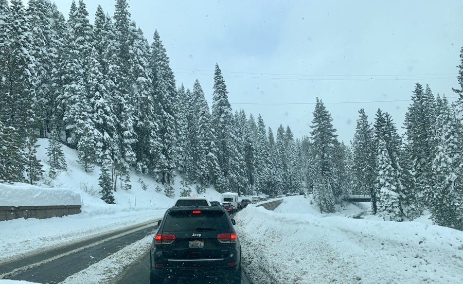 Three hours to go 7 miles: Tahoe gets crushed by ski traffic - Vimarsana News