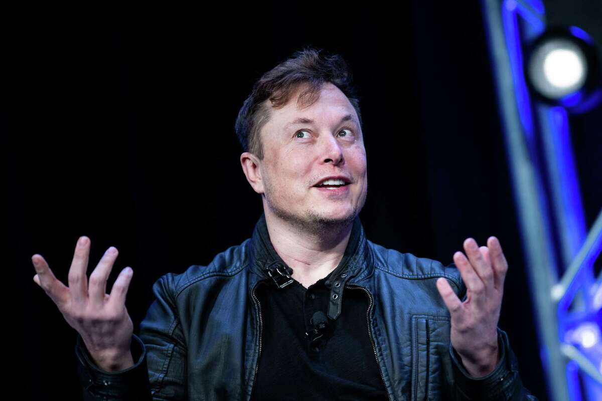 Elon Musk, founder of SpaceX and Tesla, speaks at the Washington Convention Center March 9, 2020, in Washington, DC. Tesla apparently dissolved its public relations department in October. (Photo by BRENDAN SMIALOWSKI/AFP via Getty Images)