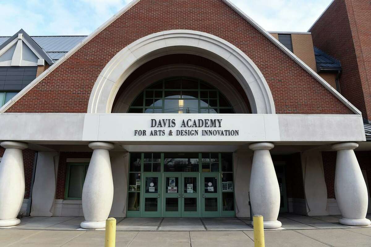 The Davis Academy for Arts & Design Innovation in New Haven photographed on January 12, 2021.