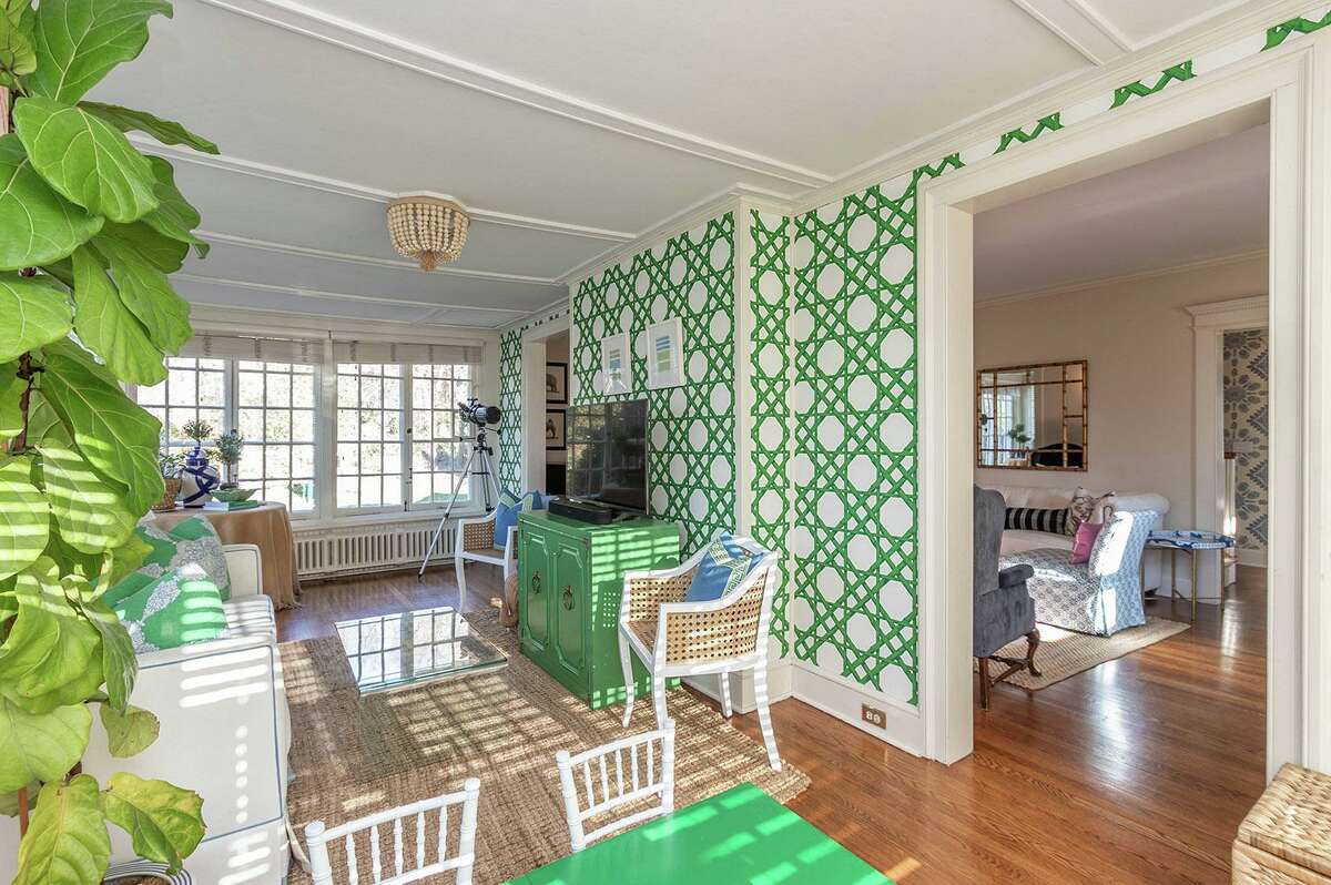 Sunroom at 126 Jackman Avenue, Fairfield. Smith's website says she is
