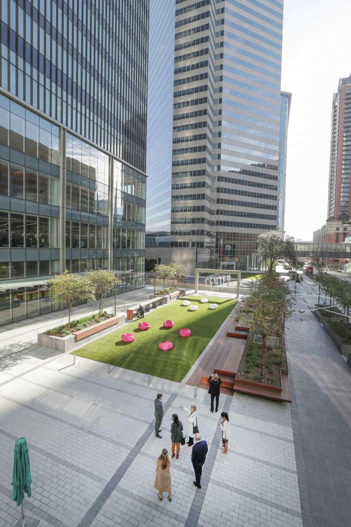 See Inside The New Houston Center, Downtown's Largest Office Complex