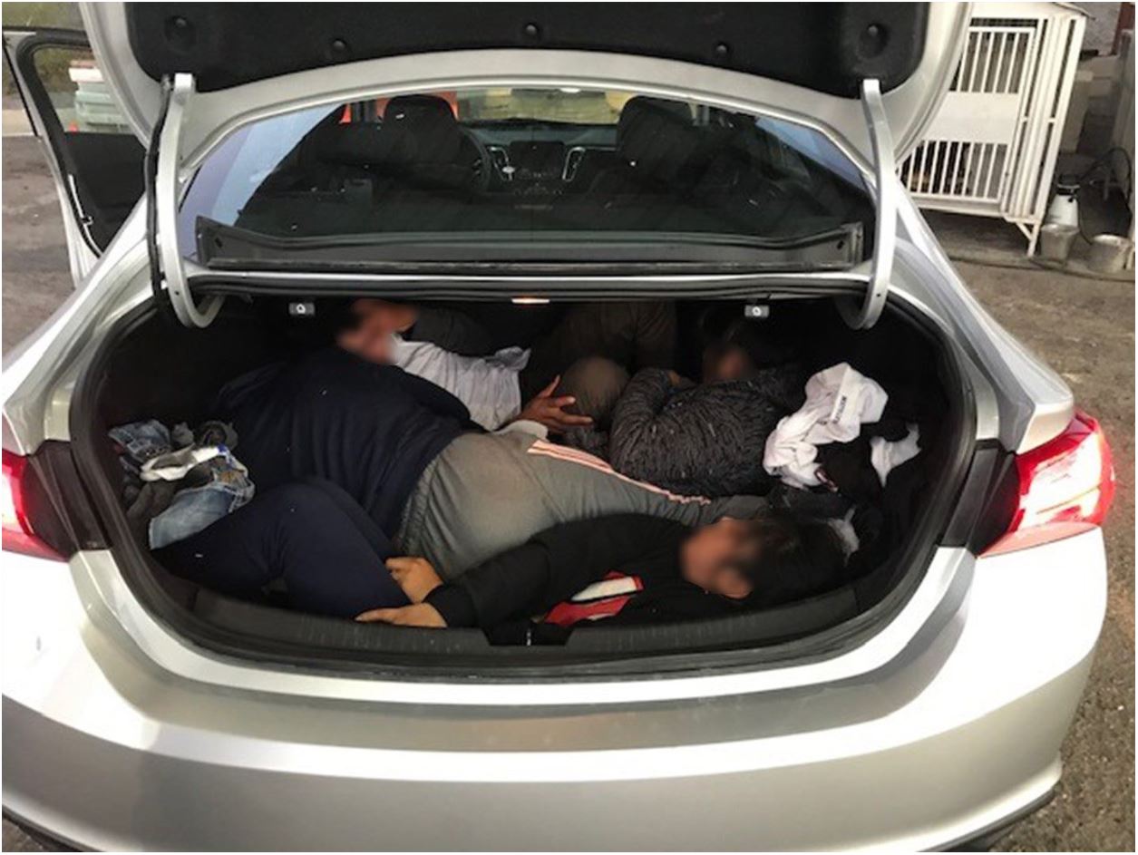 Immigrants found inside car's trunk at Freer checkpoint