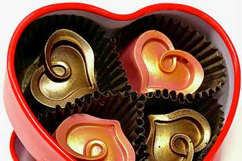 Chocolate hearts from Le Rouge by Aarti.