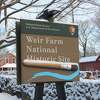 Weir Farm is located on the Wilton, and Ridgefield border. A part of the farm is pictured during a previous winter snowstorm. There is a live virtual tour via the farm with National Park Service Park Ranger at the farm, Tom Barberi, on Friday, Feb. 5, at 11 a.m., via the farm's Facebook page: https://www.facebook.com/WeirFarmNPS/posts/3563727700341620