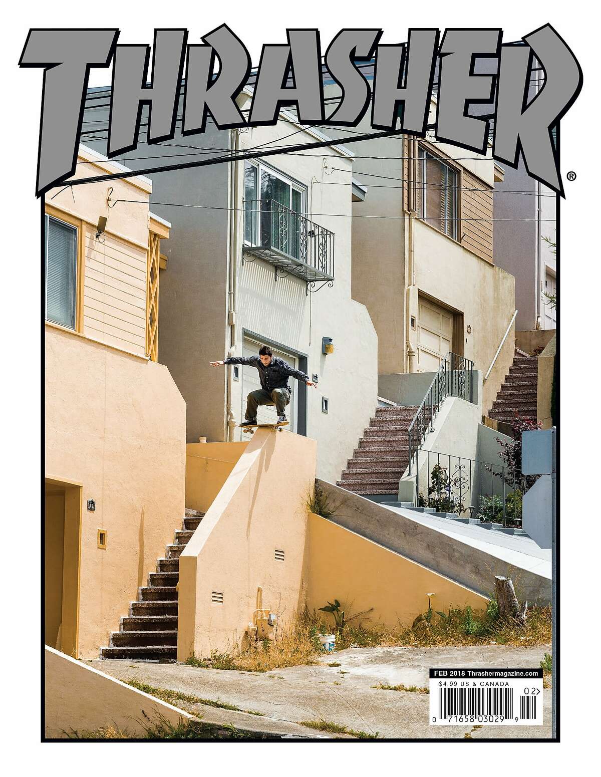 A past cover from Thrasher magazine. The San Francisco based publication turns 40 in 2021.