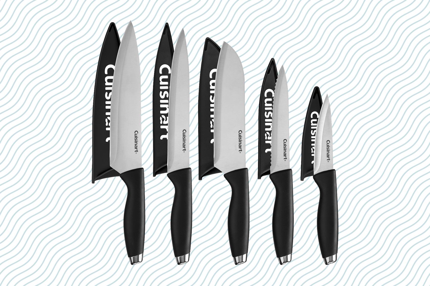This 10piece Cuisinart knife set is 16