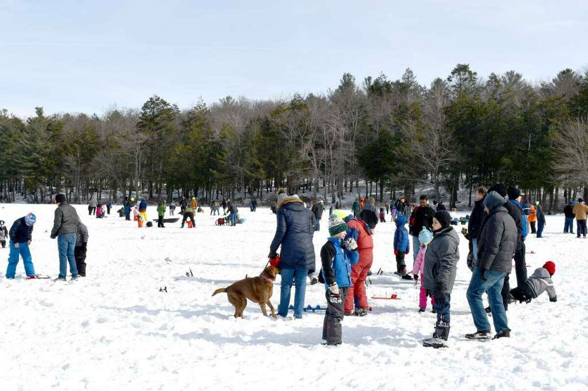 The DEEP hosted its annual “No Child Left Inside” Winter Festival on Saturday at Burr Pond State Park in Torrington in 2018. The DEEP’s 15th Annual No Child Left Inside® “Virtual” Winter Festival begins at 9 a.m. Feb. 6, continuing until 3 p.m. Events will show live from the DEEP’s Facebook Live page throughout the day.