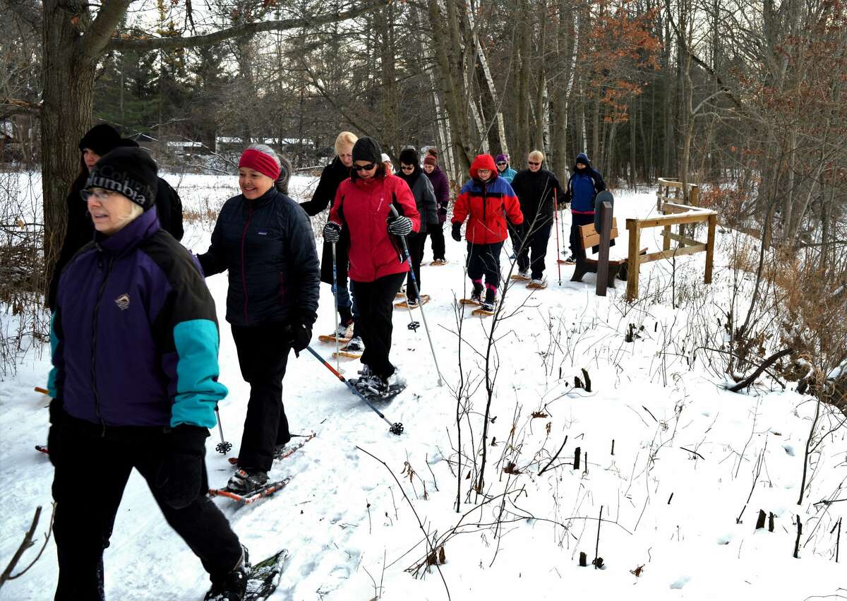 Chippewa Nature Center is hosting a variety of snowshoe events. (Photo provided/Chippewa Nature Center)