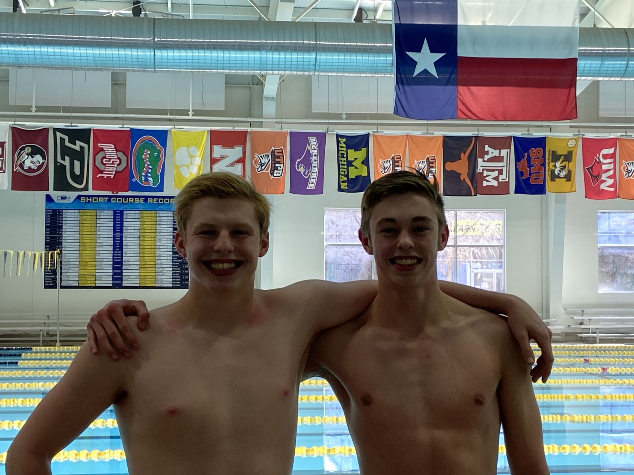 MCA brothers win gold at TAPPS State Swim Meet