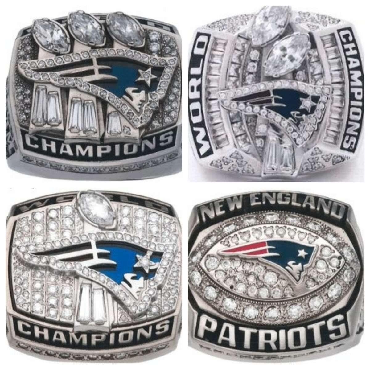 A look at the Patriots' Super Bowl rings through the years