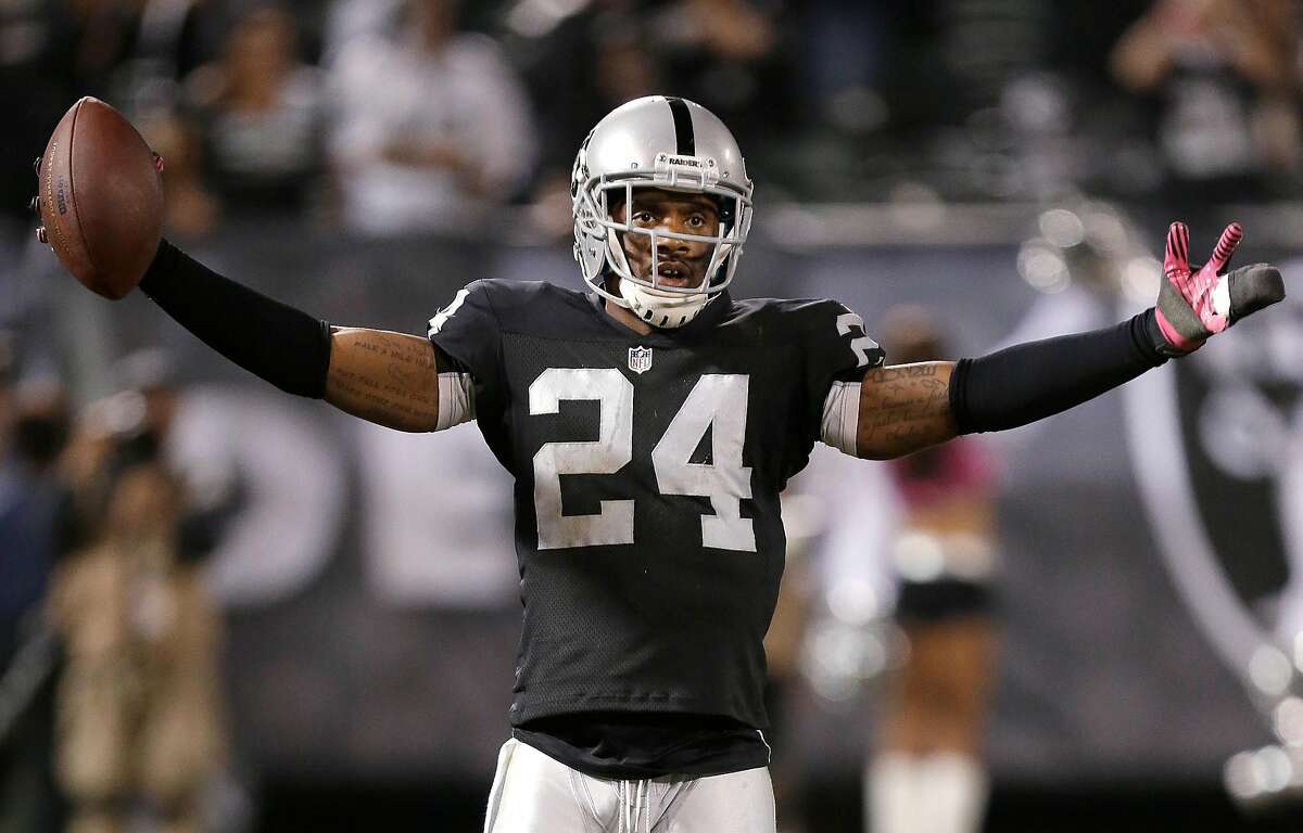 Charles Woodson Heisman Trophy Winner Oakland Raiders Los Angeles Raiders  Silver and Black