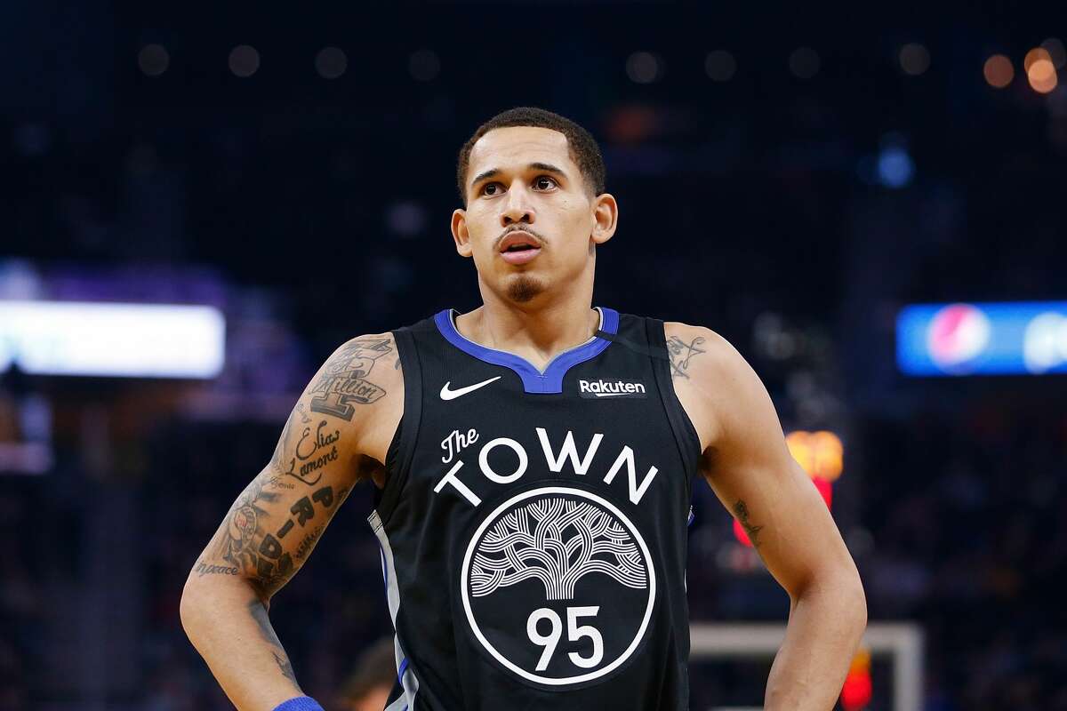 Juan Toscano-Anderson of the Golden State Warriors in the first half against the Sacramento Kings on Feb. 25, 2020.