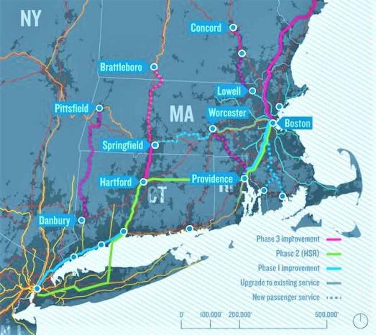 North Atlantic Rail, a privately planned high-speed rail project, would transform New England transportation. The $100 billion-plus project is vying for federal infrastructure dollars and was planned at the University of Pennsylvania with Connecticut officials.
