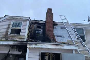 Crews responded to the home on Bayberry Lane in Westport around 6:30 a.m. on Sunday and found fire on the first and second floors and the attic.