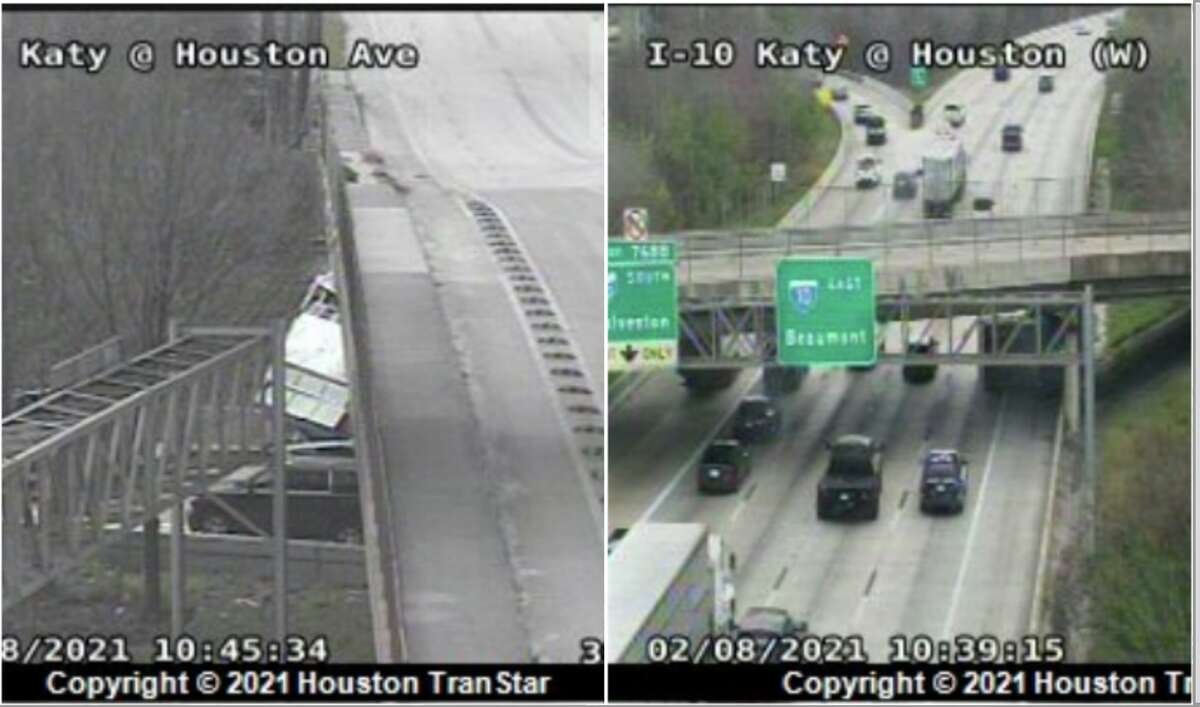 Houston Avenue bridge struck by truck