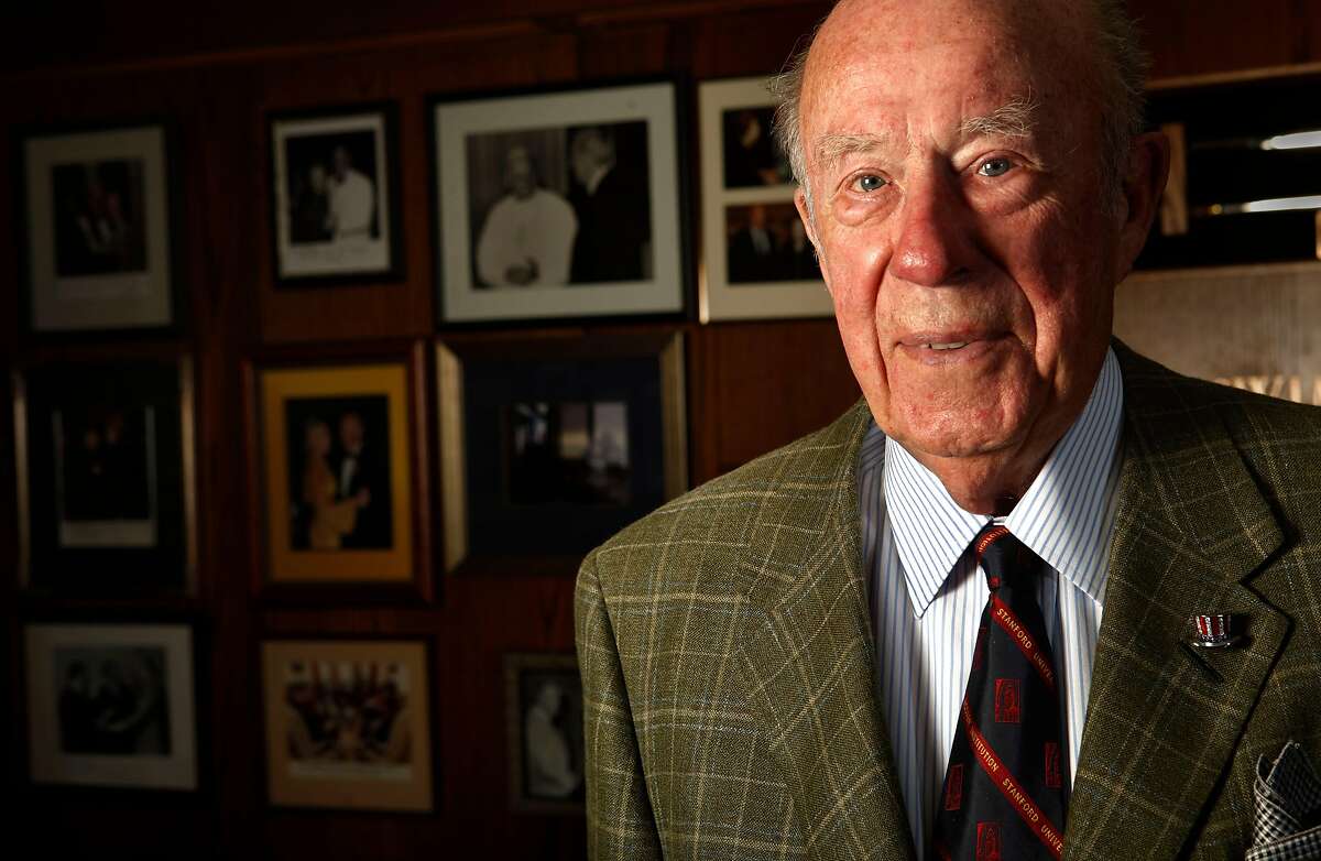 Former Secretary of State George Shultz is seen at the Hoover Institution in Stanford in 2010.