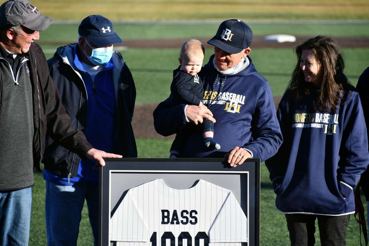 Wayland Baptist baseball coach Brad Bass celebrated his 1,000th career victory on Saturday afternoon at Wilder Field.