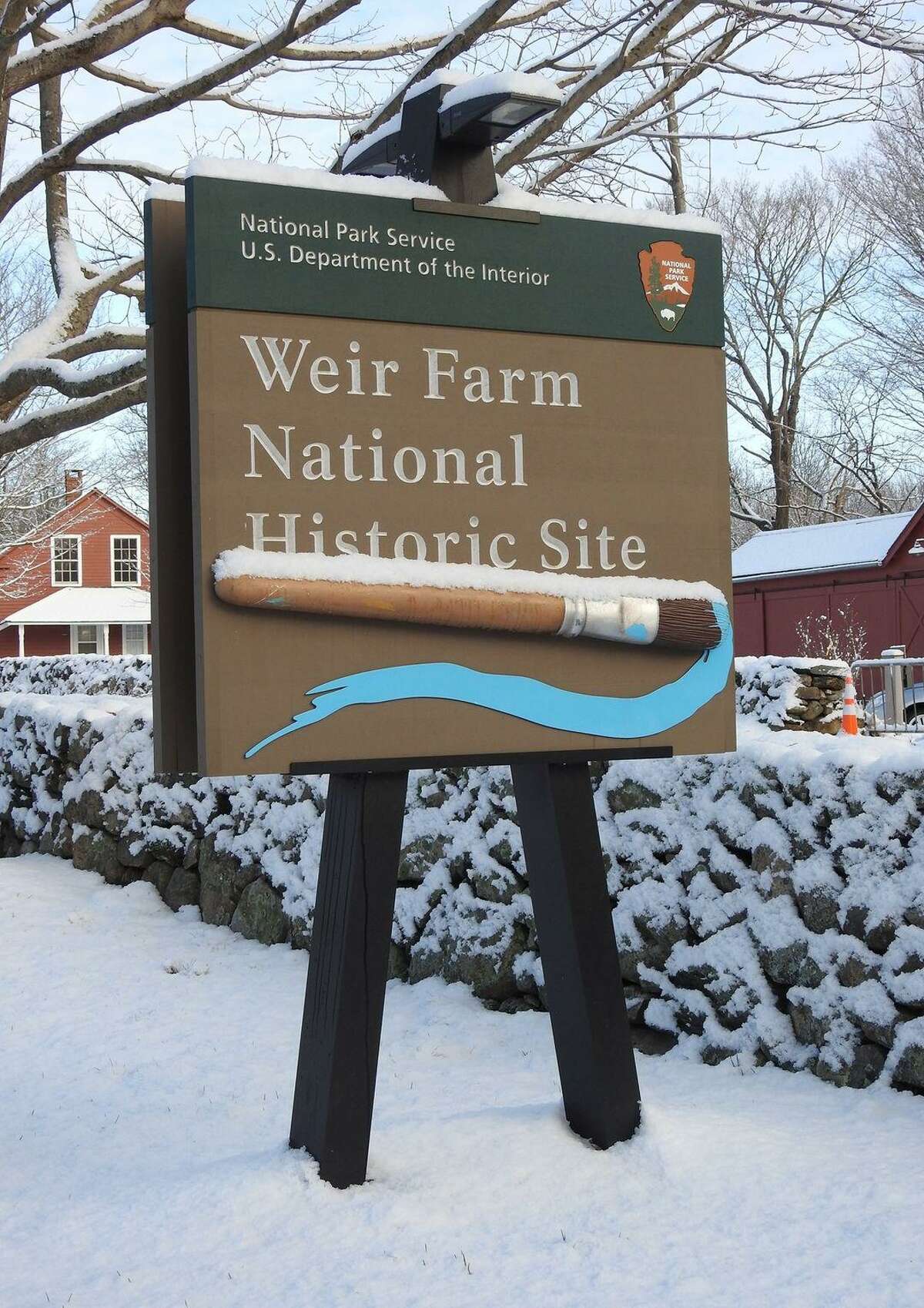 Weir Farm, located on the Wilton/Ridgefield border has implemented a mask requirement amid the coronavirus pandemic for the National Historical Park's employees, visitors, partners and contractors to protect the health of people who live, work, and visit national parks, and National Park Service (NPS), facilities, and in support of President Biden's executive order about protecting the federal workforce, and requiring mask wearing. Pictured is part of Weir Farm.