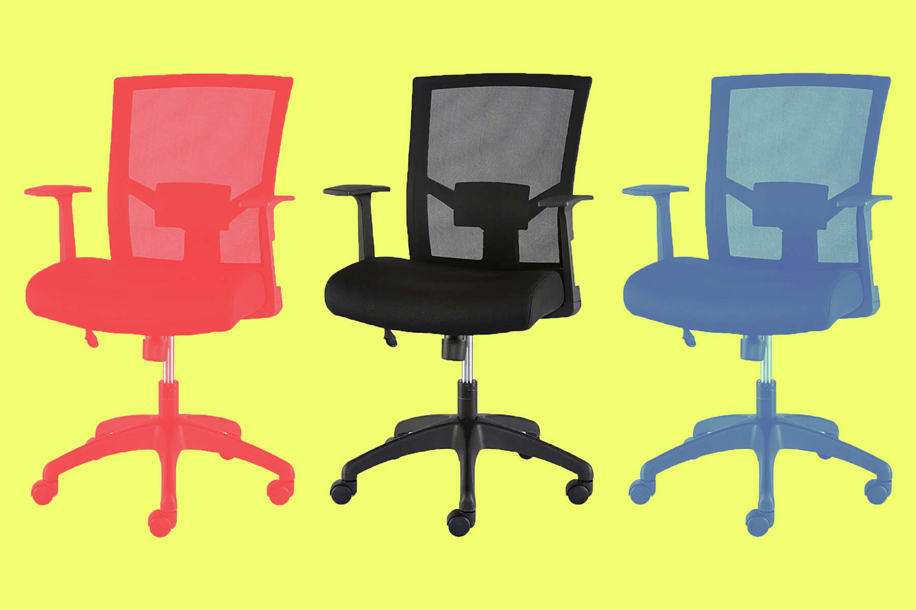 staples mesh back fabric task chair