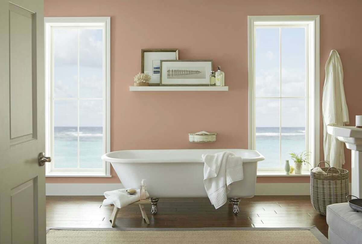 Behr paint company has named earthy "Canyon Dusk" as its 2021 Color of the Year.