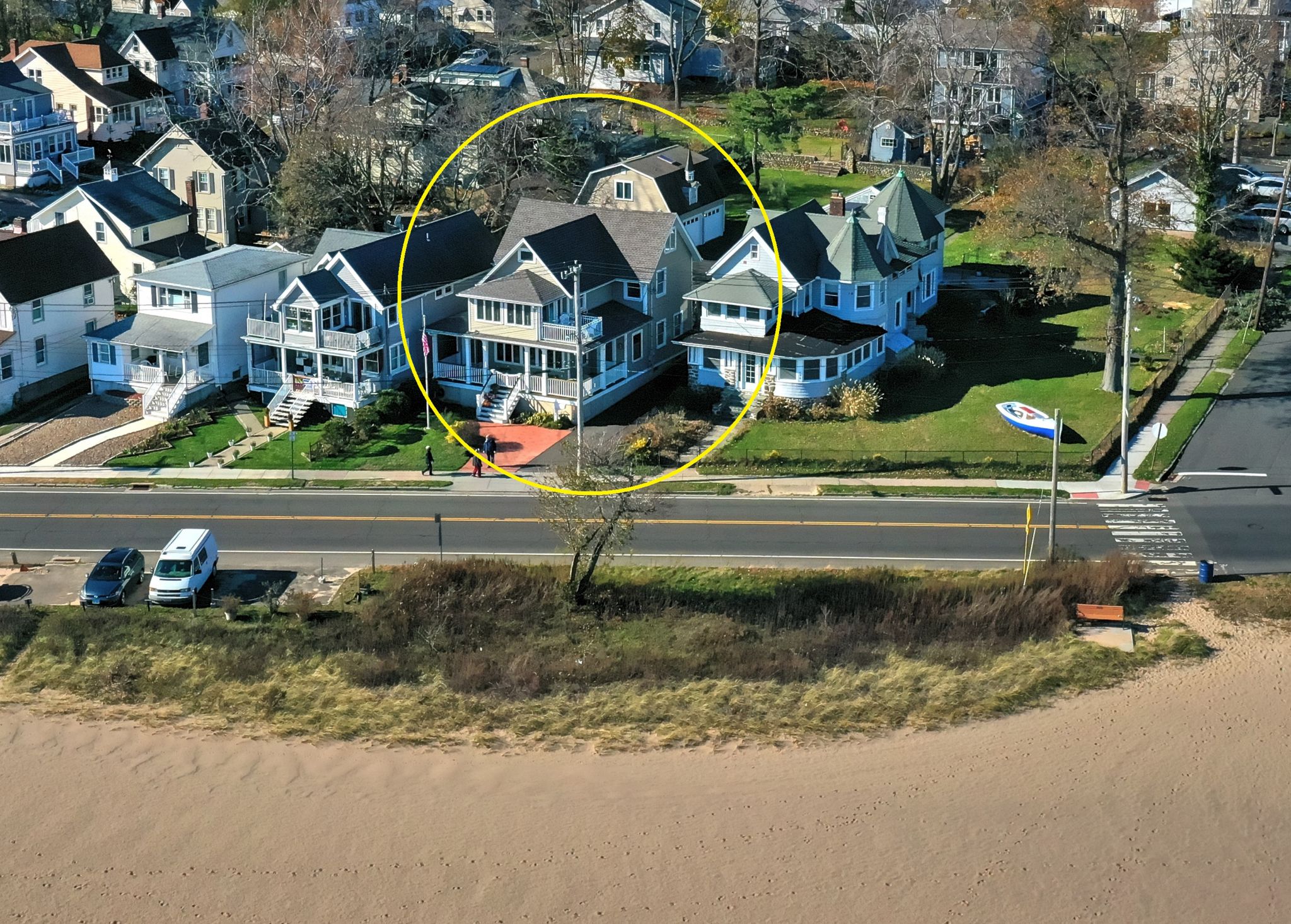 On the market West Haven beach house and private parking lot